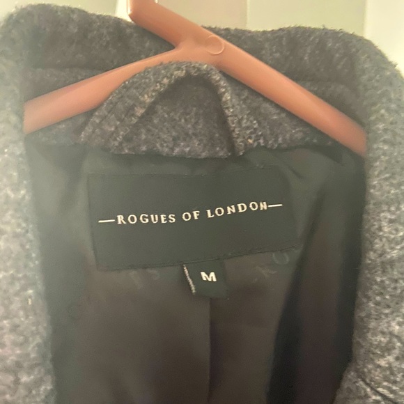 Topman Rogues of London Long Peacoat - Picture 3 of 4